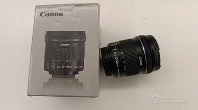 Canon EF-S 10-18mm f/4.5-5.6 IS STM - Con scatola
