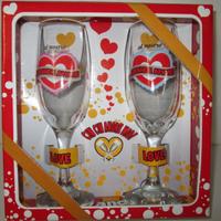 SET Bicchieri amore san valentino