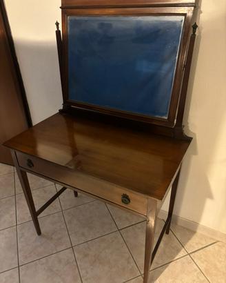 Mobile toletta trucco 1900 mogano specchio impero