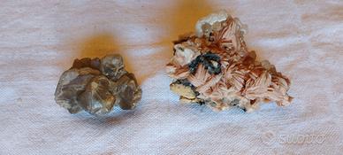 Cerussite cristalli singoli e su matrice (Marocco)