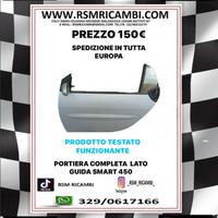 PORTIERA COMPLETA LATO GUIDA SMART 450