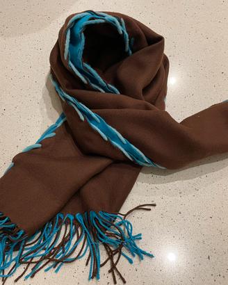 Scialle/sciarpa cashmere/seta bicolor