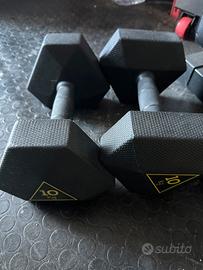 X2 dumbell 10kg - x2 dumbell 7.5 kg - x2 dumbell 5