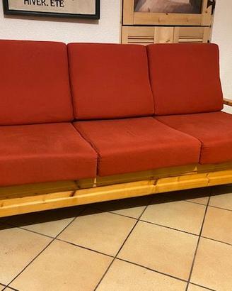 Divano tavernetta stile rustico
