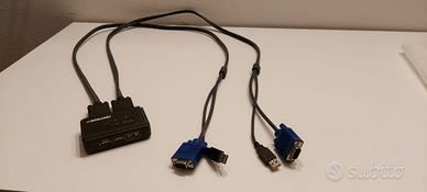 Switch KVM 3,5 mm stereo Startech SV211KUSB porte