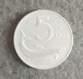 5 lire del 1954