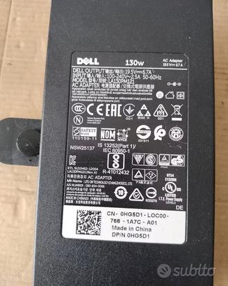 Caricabatteria originale Dell 130W-LA130PM121