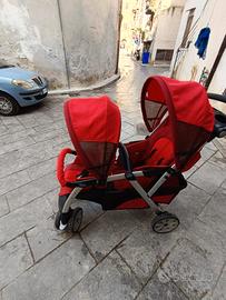 passeggino gemellare chicco + ovetti