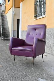 Coppia di poltrone vintage mid-century