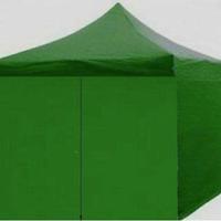 Gazebo box tenda pieghevole verde 3x3 - 4 pareti l