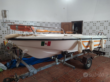 Barca 4 metri con carrello omologato