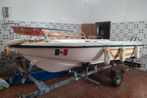 Barca 4 metri con carrello omologato