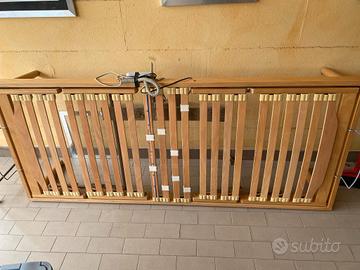 rete elettrica e materasso in lattice