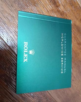 Rolex libricino service