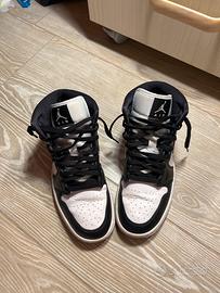 Nike Jordan 1 mid tg 40,5 bianco / nero