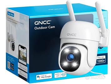 GNCC Telecamera Wi-Fi Esterno 1080P