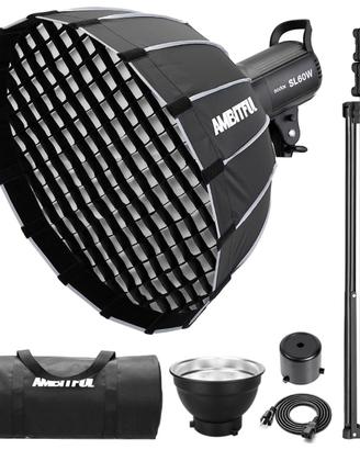 Godox SL60 LED + Soft box + BONUS RGB LED + Ring