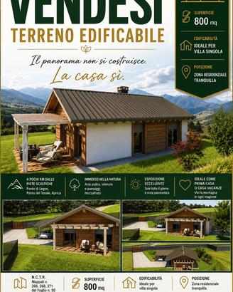 Terreno edificabile panoramico - garda di sonico (