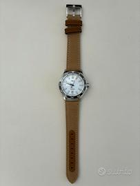 Cinturino orologio in canvas e vera pelle 20mm