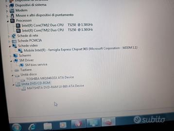 pc laptop lenovo thinkpad r61i + windows 7