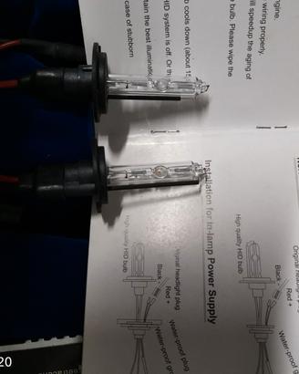 Lampade xenon 30000k h7
