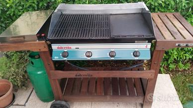 Barbecue a Gas 4 fuochi+2 fuochi per pentole