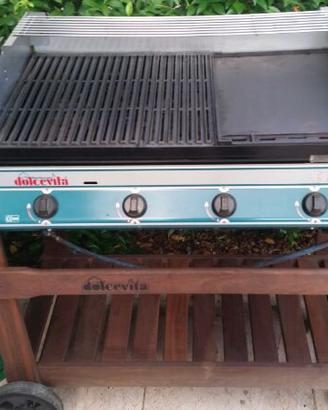 Barbecue a Gas 4 fuochi+2 fuochi per pentole