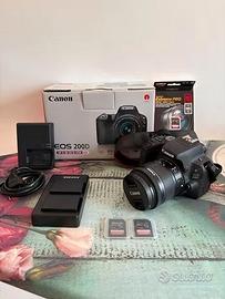 Canon 200D + 18-55 IS STM + Kit Accessori 