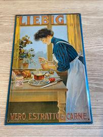 Targa pubblicitaria Liebig Vero Estratto di Carne