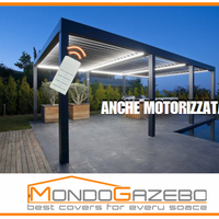 Pergola bioclimatica Orion 3x3,60 gazebo a lamelle