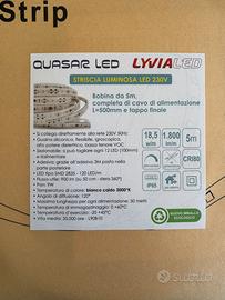 Strip led 230v luce calda