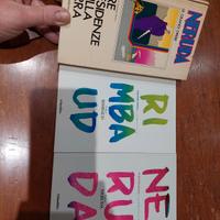 1 libro Neruda e 2 libricino di Neruda e Rimbaud