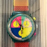 Swatch Neon Wave anni 90 Chrono Cronografo vintage