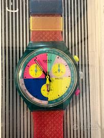 Swatch Neon Wave anni 90 Chrono Cronografo vintage