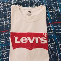t-shirt Levis bianca 