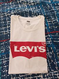 t-shirt Levis bianca 
