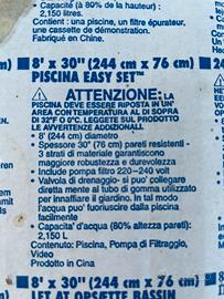 Piscina gonfiabile Intex