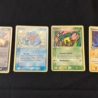 Lotto 4 Carte Pokemon EX Forze Segrete ITA