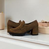 Mocassino donna in camoscio 38.5