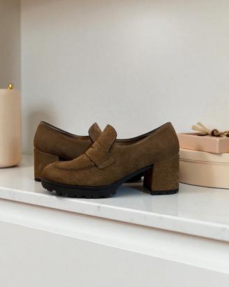 Mocassino donna in camoscio 38.5