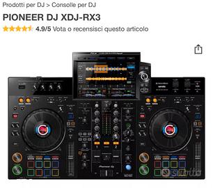 prestazioni in prestito console PIONEER DJ XDJ-RX3