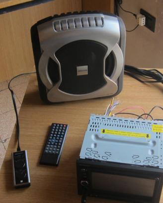 AUTORADIO-NAVIG 2 DIN+SUB-WOOFER ALPINE X AUTO 50C