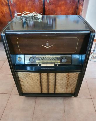 Radio giradischi anni 50 Perpetuum Ebner Grundig