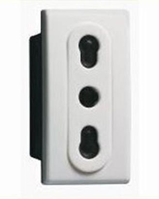 Presa Bipasso Bivalente 10A/16A Legrand Cross art.