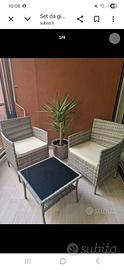 Set da terrazzo giardino