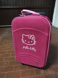 Zaino trolley hello Kitty con astuccio 