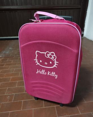 Zaino trolley hello Kitty con astuccio 