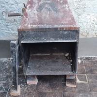 Termocamino a legna funzionante