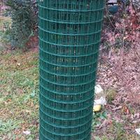 Rete per recinzione verde plastificata 