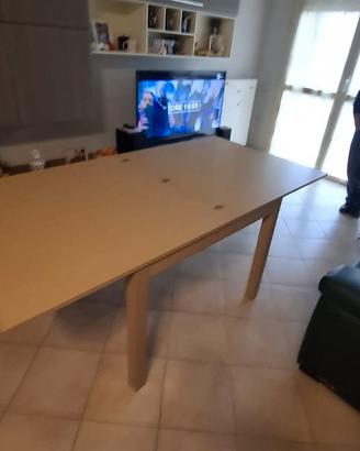 Tavolo Allungabile 100 x 100 + 4 Sedie 
